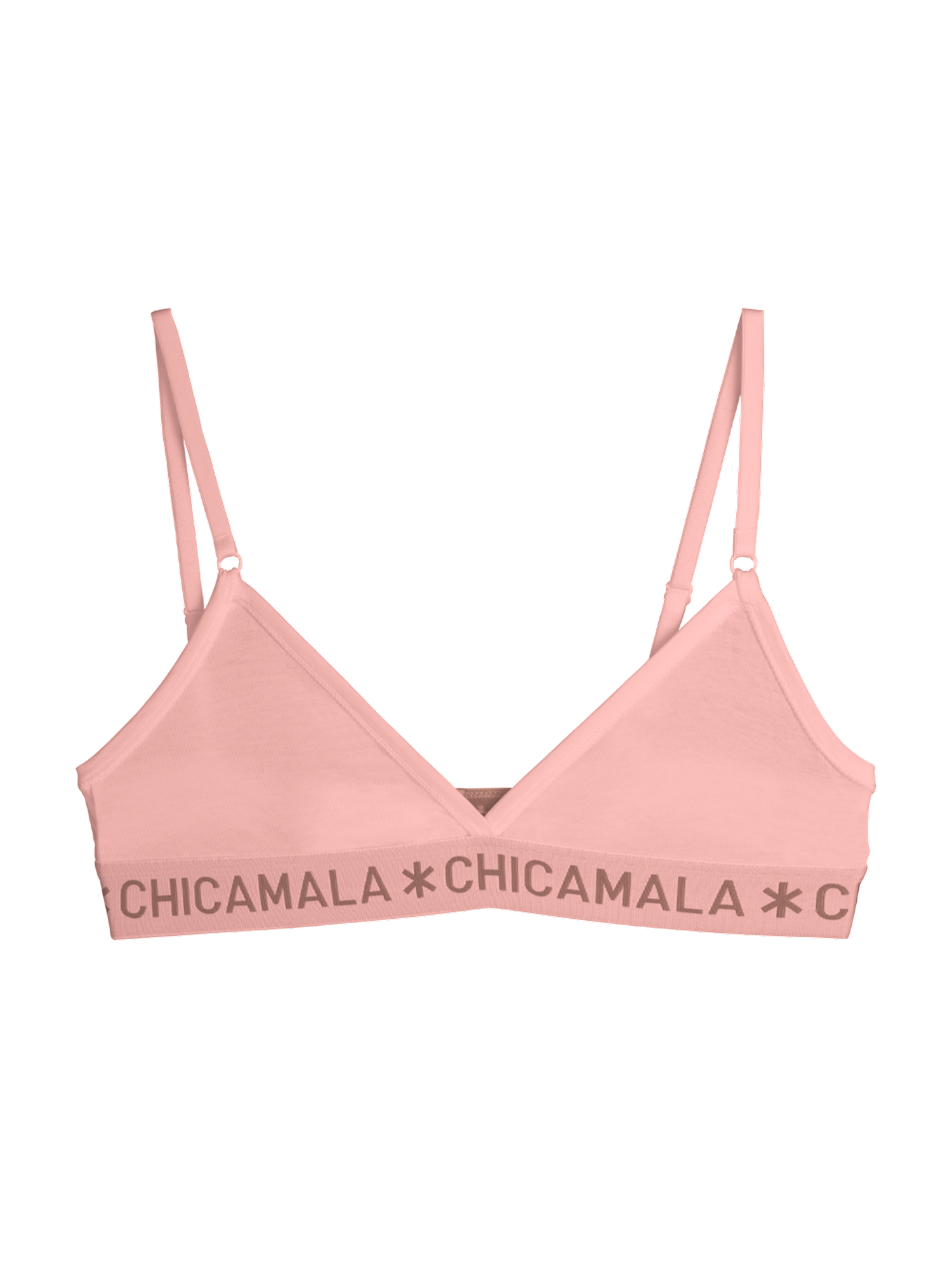Afbeelding van Muchachomalo Girls triangle top solid pastelc