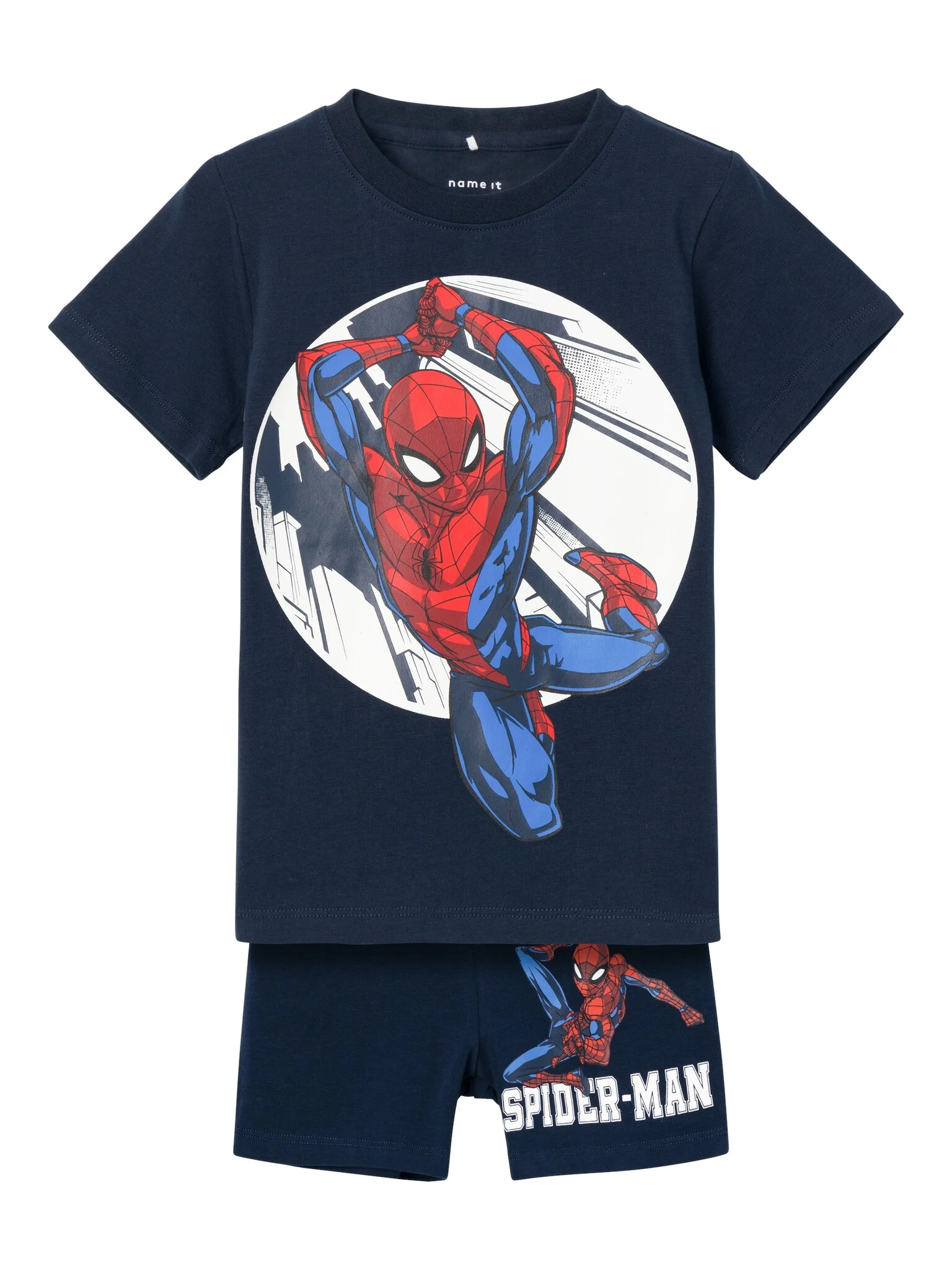 Afbeelding van Name It Kinder pyjama jongens kort spiderman