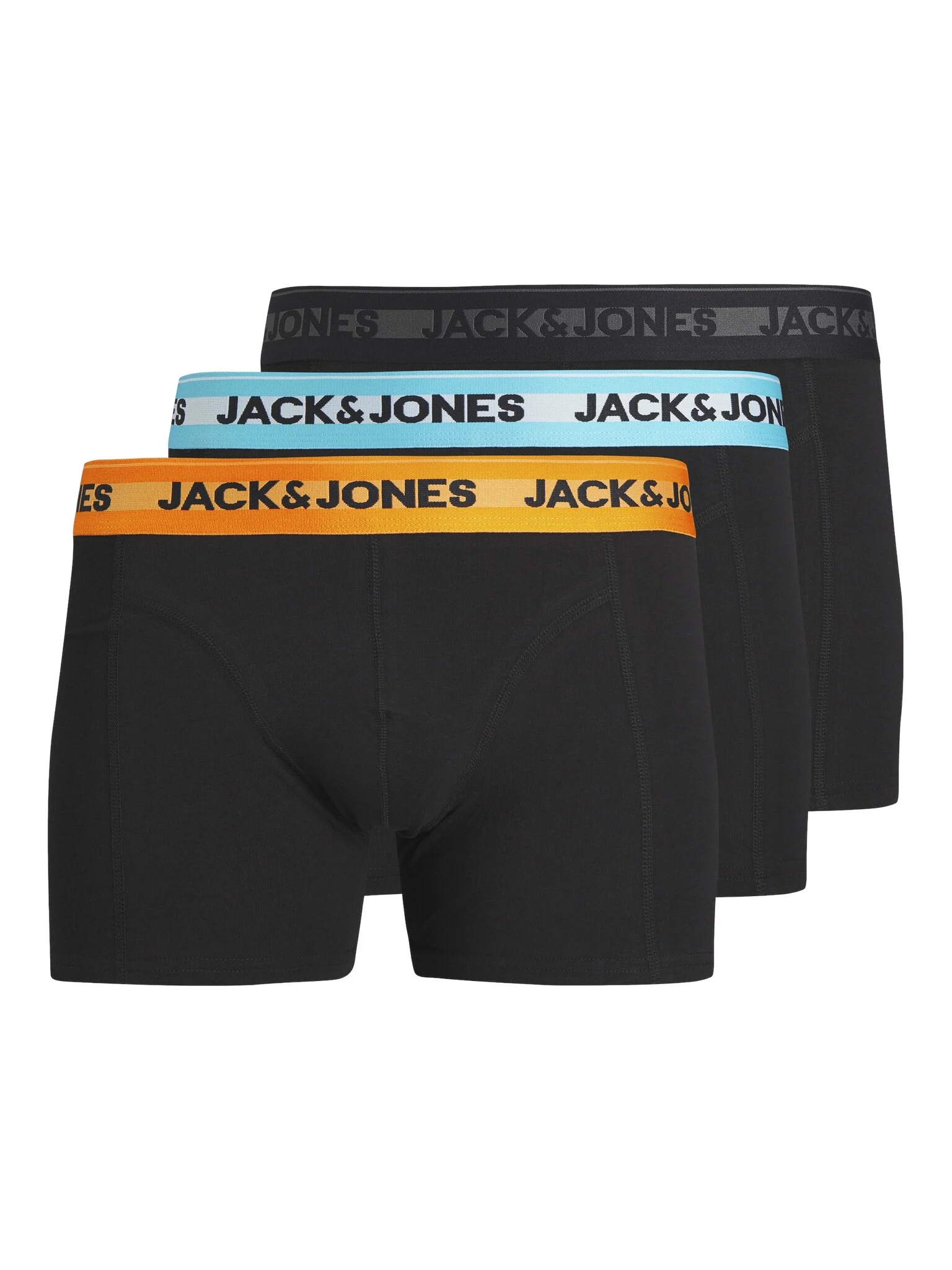 Jack & Jones Heren boxershorts trunks jachudson bamboe 3-pack