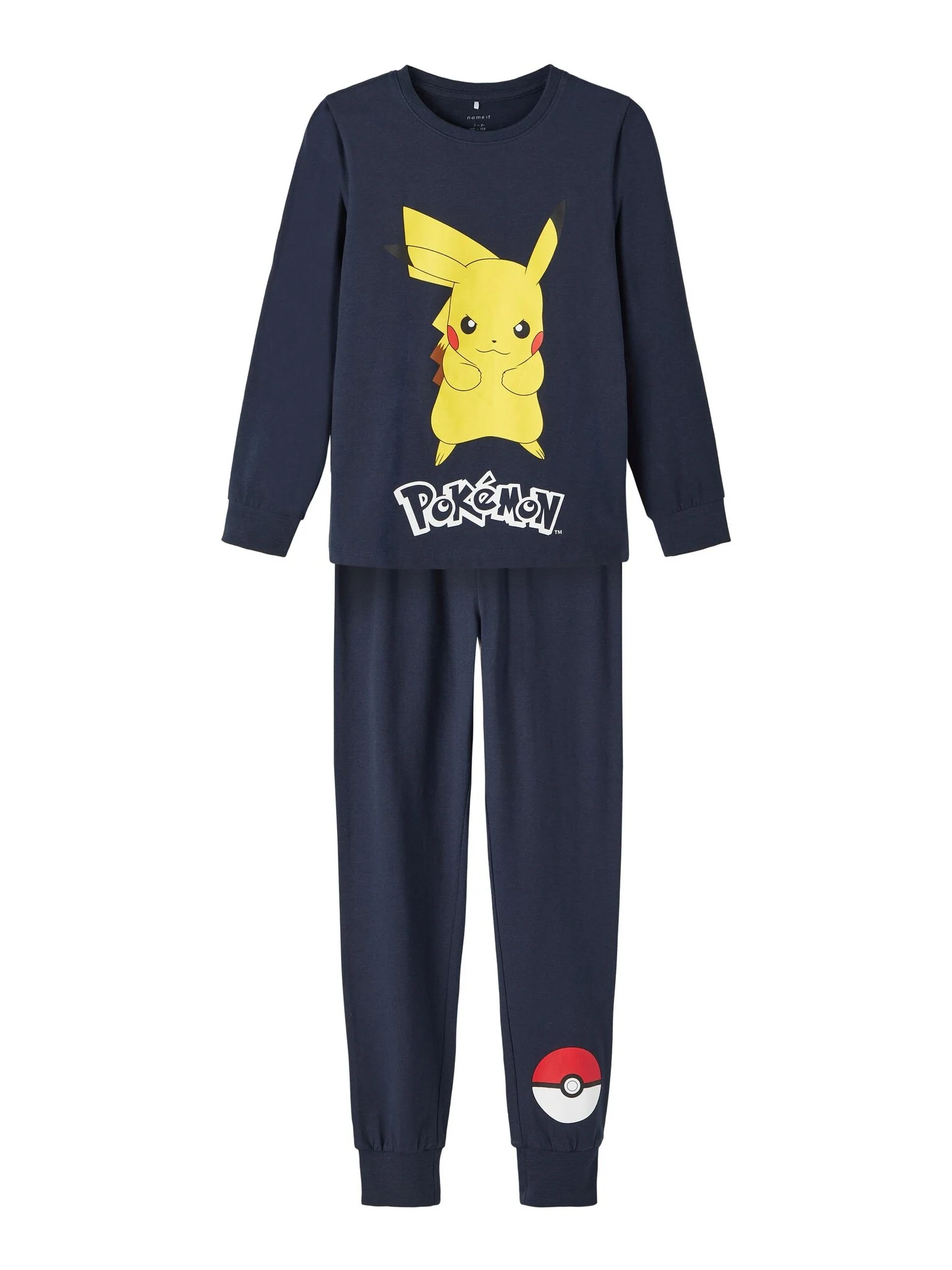 Afbeelding van Name It Kinder pyjama jongens lang pokémon pikachu