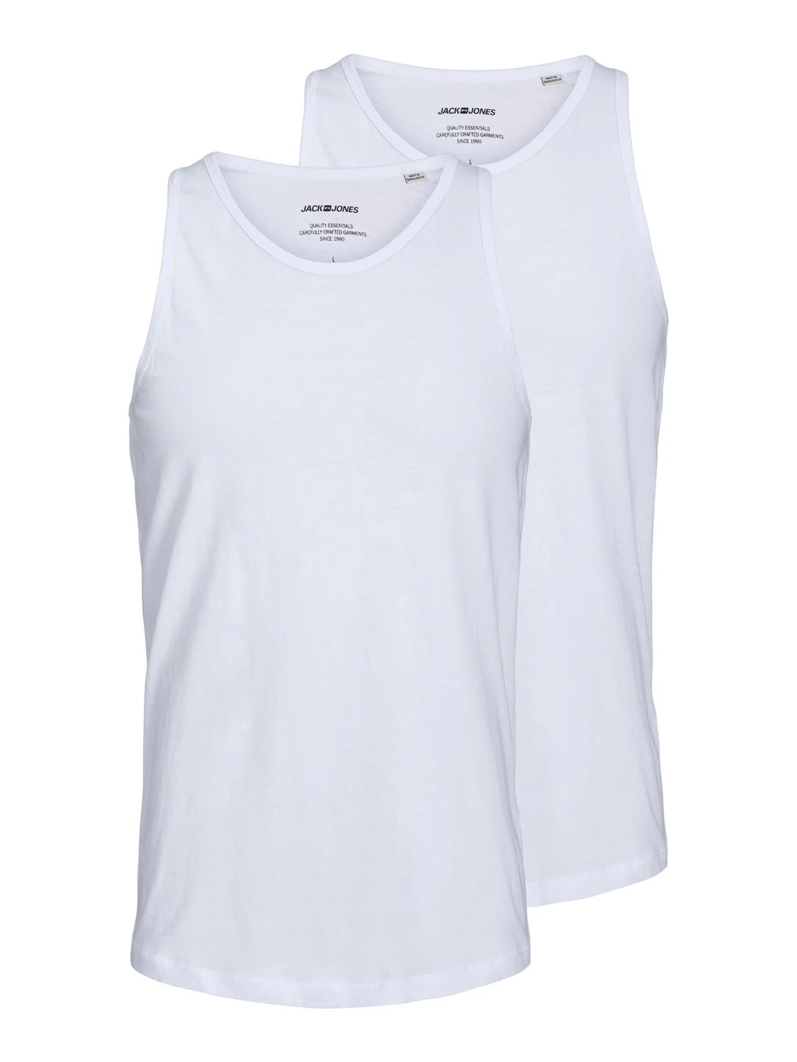 Jack & Jones Heren tanktop jacbasic katoen 2-pack