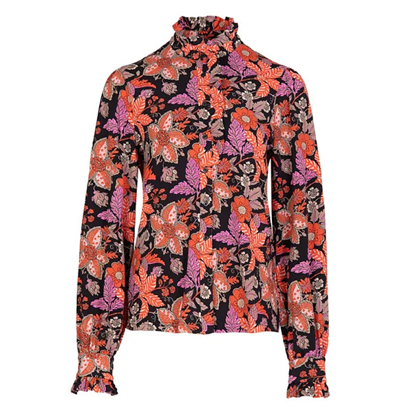 G-Maxx Blouse bette zwart/poppy