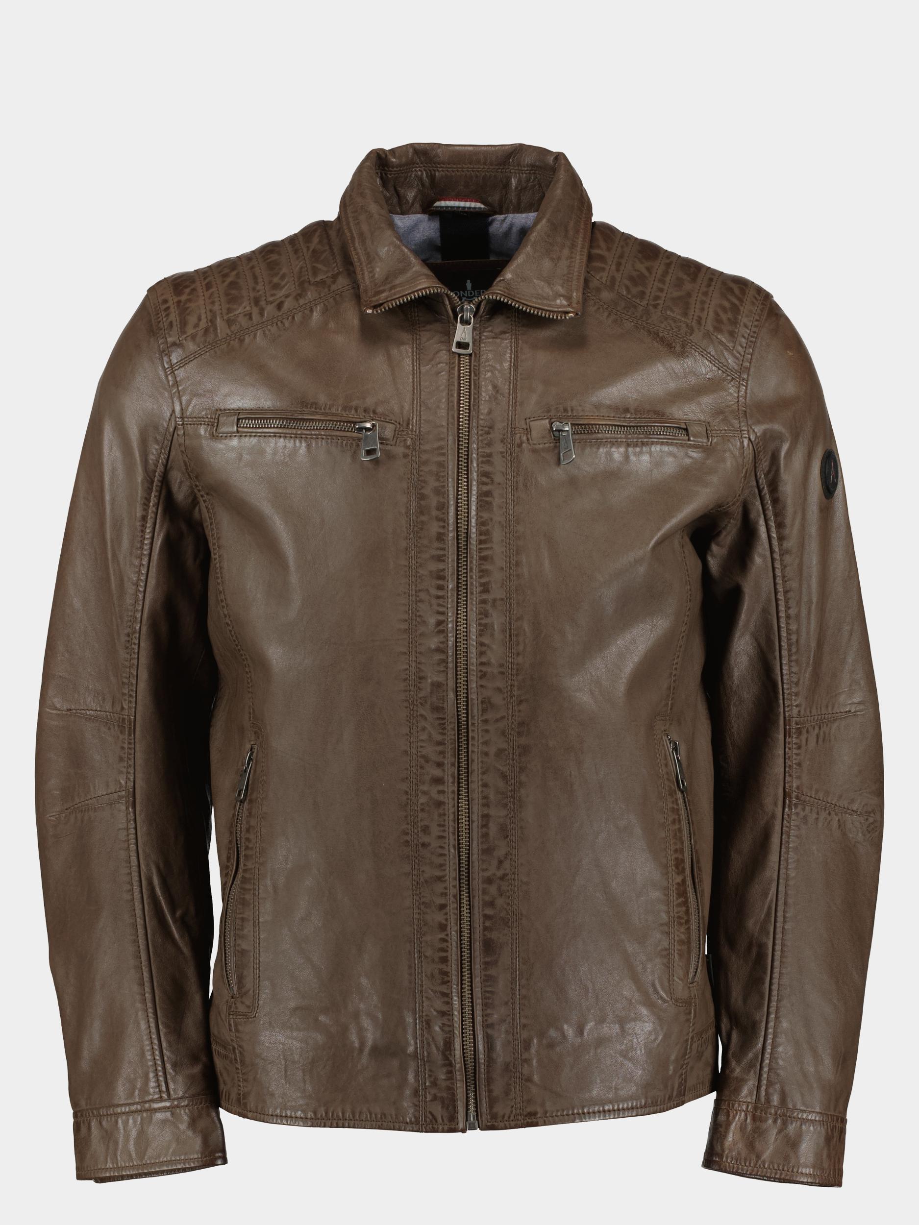 Afbeelding van Donders 1860 Lederen jack leather jacket 52347/691