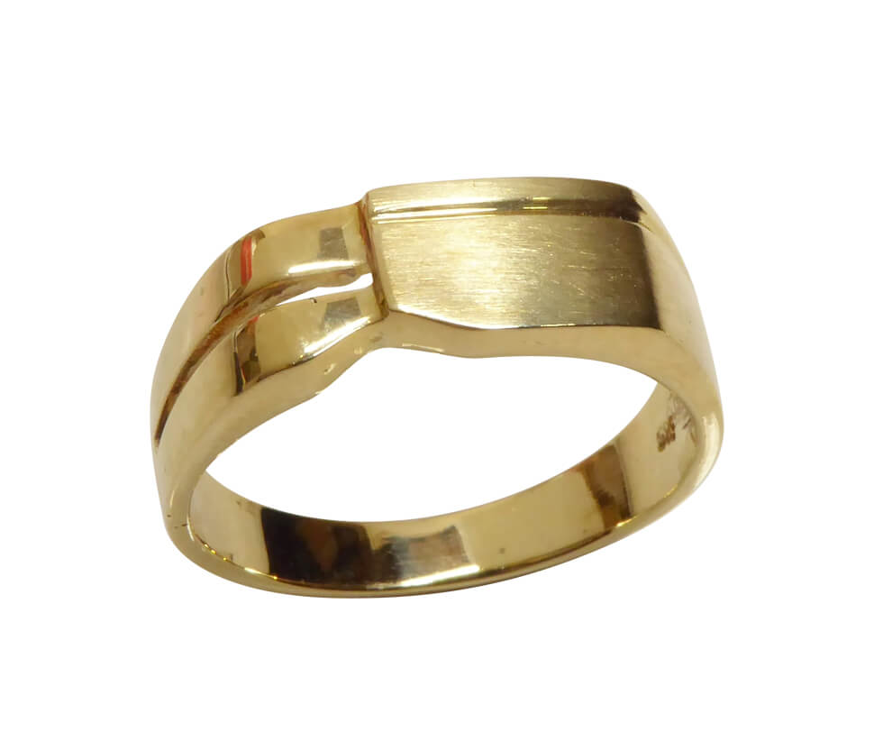 Afbeelding van Christian Gouden cachet ring