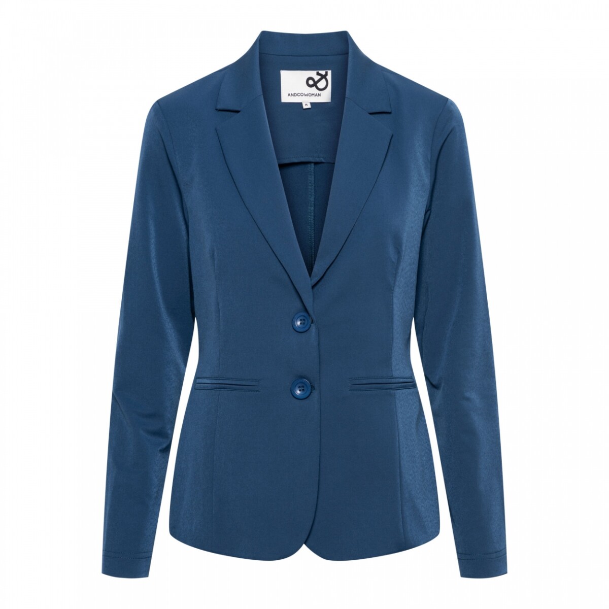 Afbeelding van &Co Woman Phileine blazer- denim blue