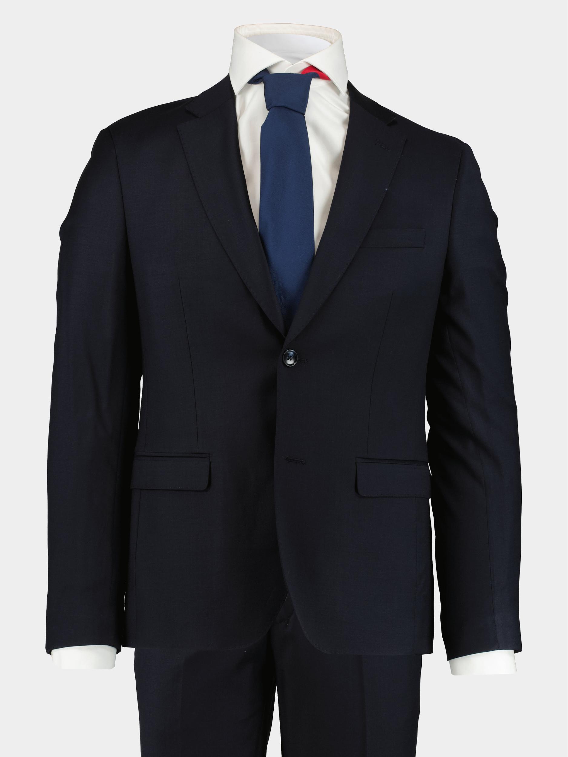 Scotland Blue Bos bright blue kostuum toulon suit wool drop 8 233028to05sb/290 navy