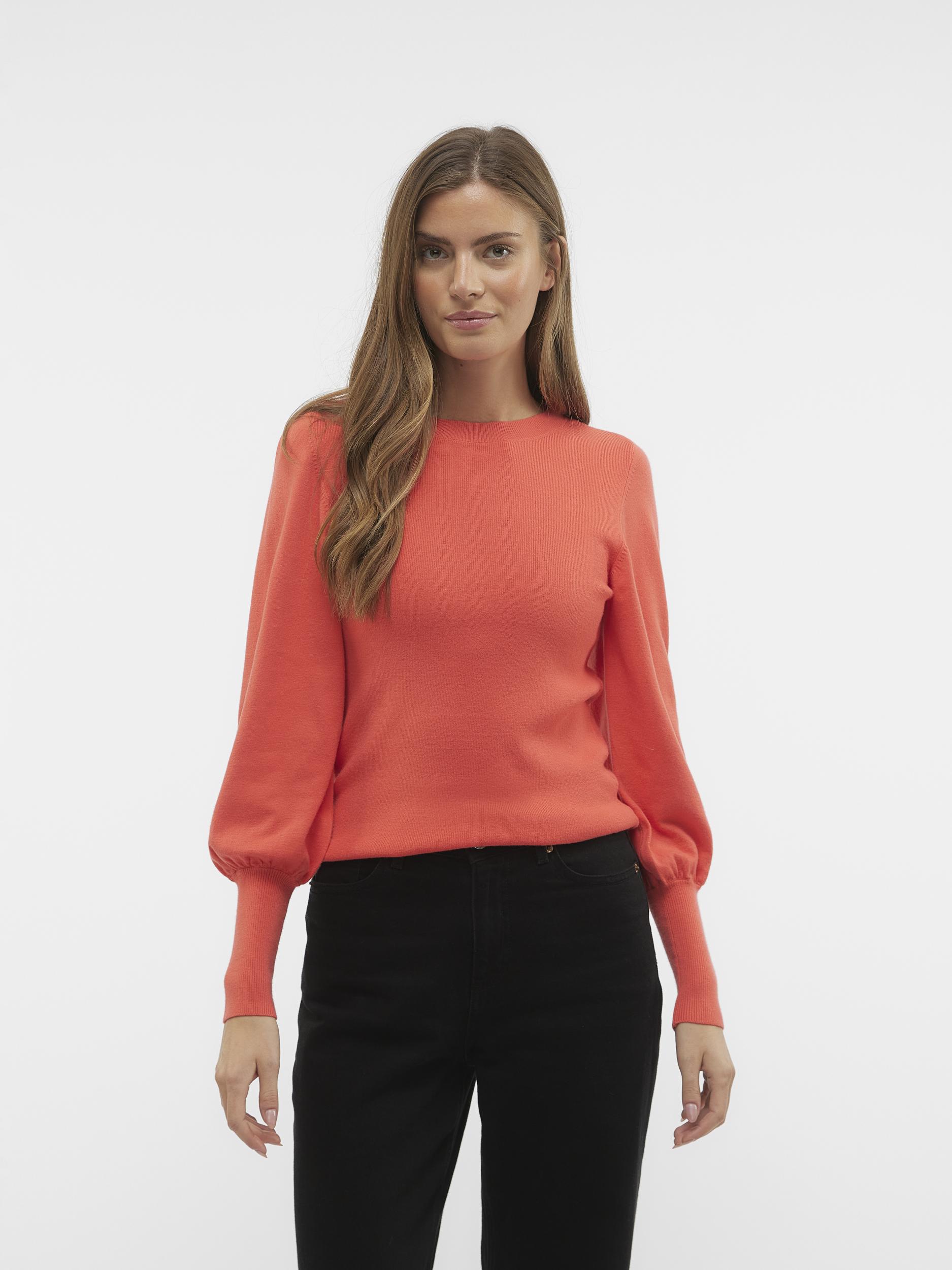 Vero Moda Vmhollykarispuff ls o-neck pullov g