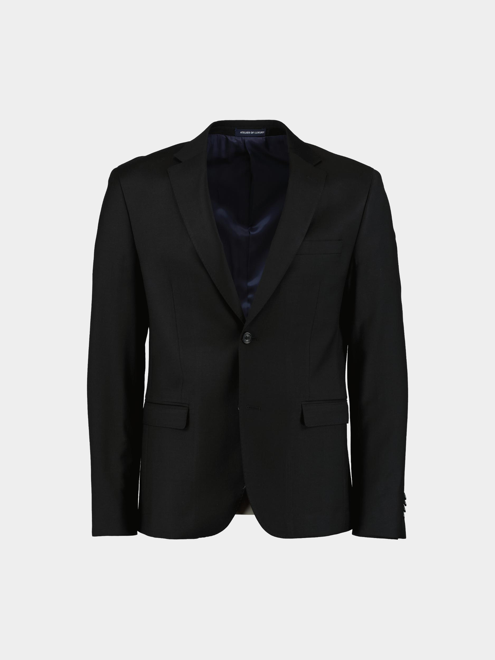 Afbeelding van Bos Bright Blue Scotland blue kostuum d8 toulon suit wool 233028to05sb/990 black