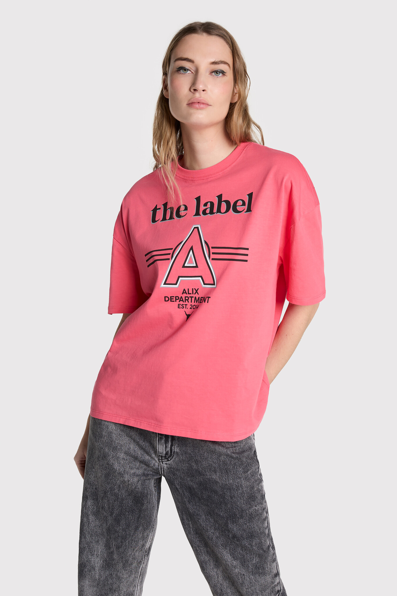 Afbeelding van Alix The Label 2402892621 ladies knitted a t-shirt