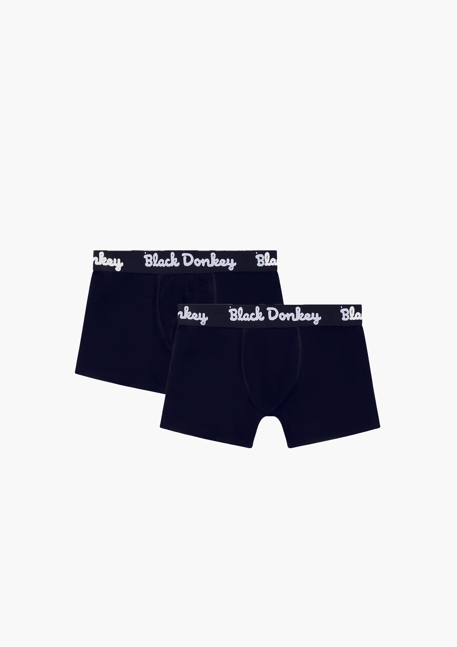 Afbeelding van Black Donkey Men boxer 2-pack i black/white