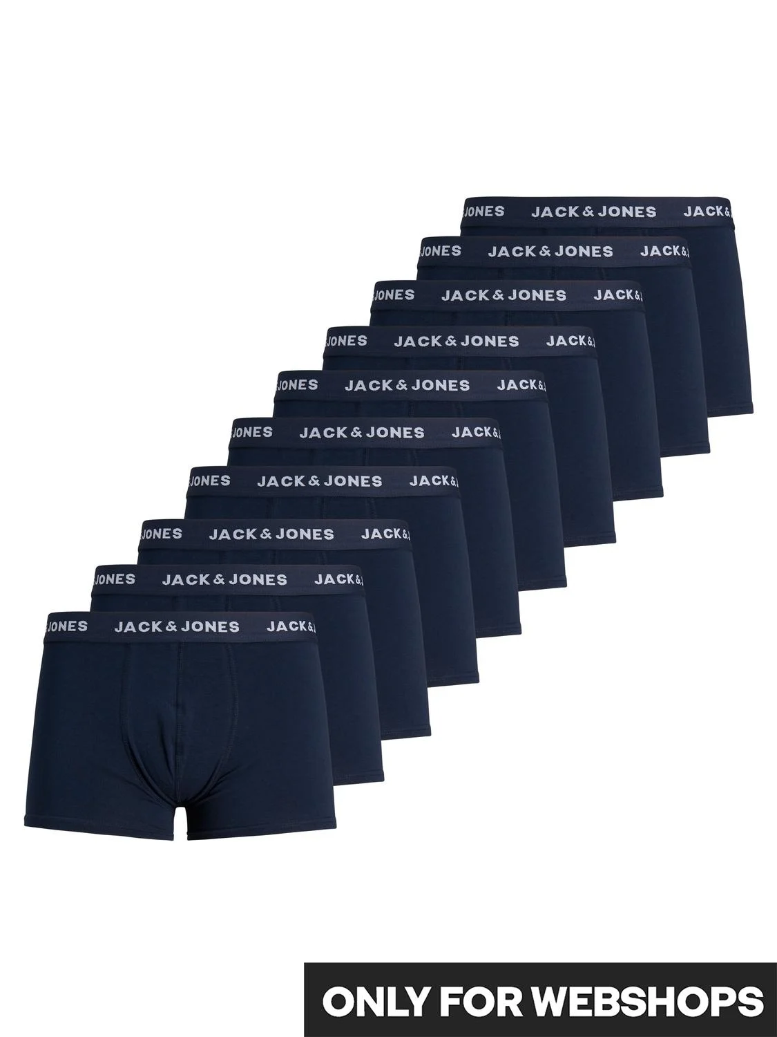 Afbeelding van Jack & Jones Effen boxershorts heren mega multipack jacsolid 10-pack