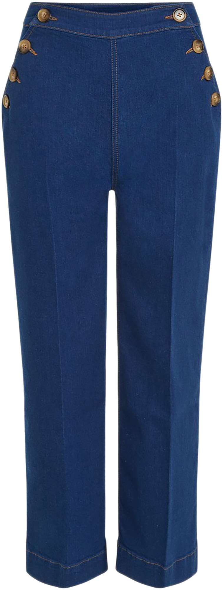Afbeelding van King Louie Marcie sailor pants sloane denim indigo blue