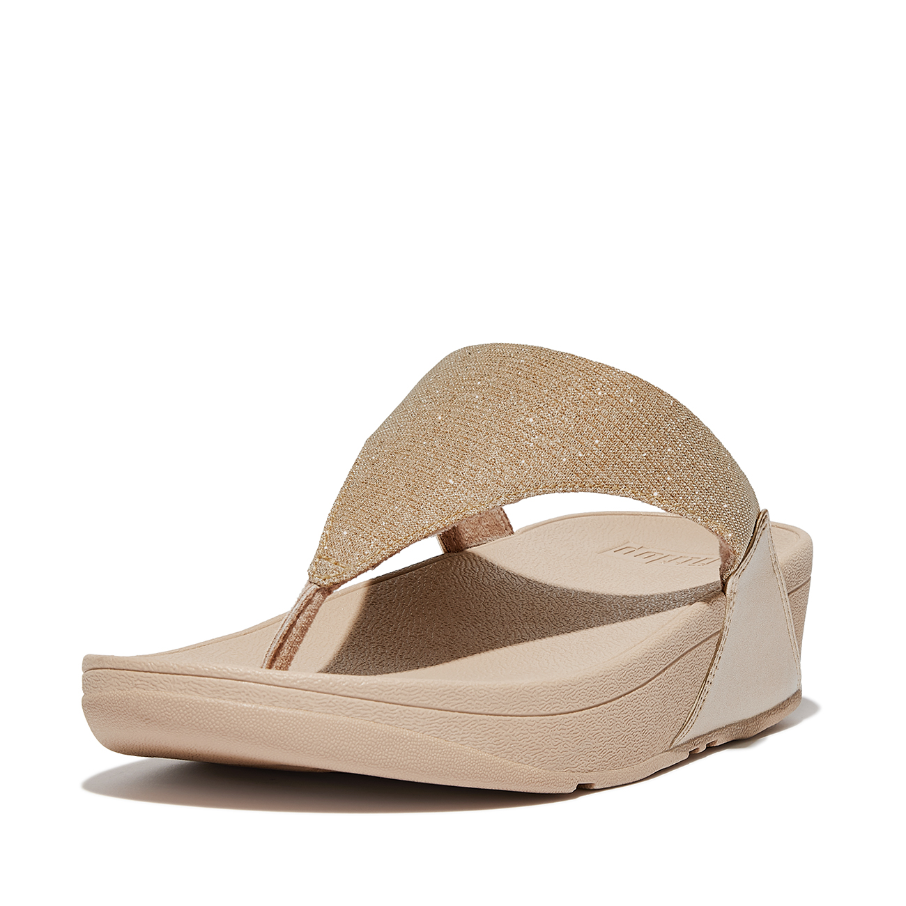 FitFlop Lulu shimmerlux toe-post sandals