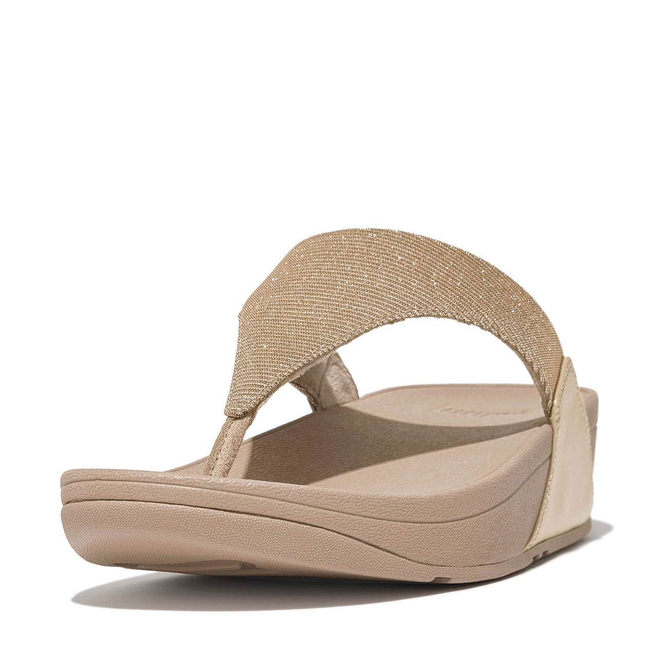 FitFlop Lulu shimmerlux toe-post sandals