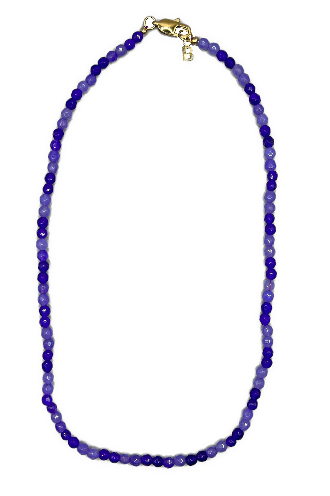 Afbeelding van Bonnie studios Bs282 roger double purple necklace