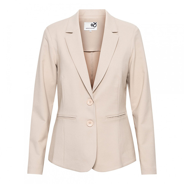 Afbeelding van &Co Woman &co women blazer phileine comfort twill sand