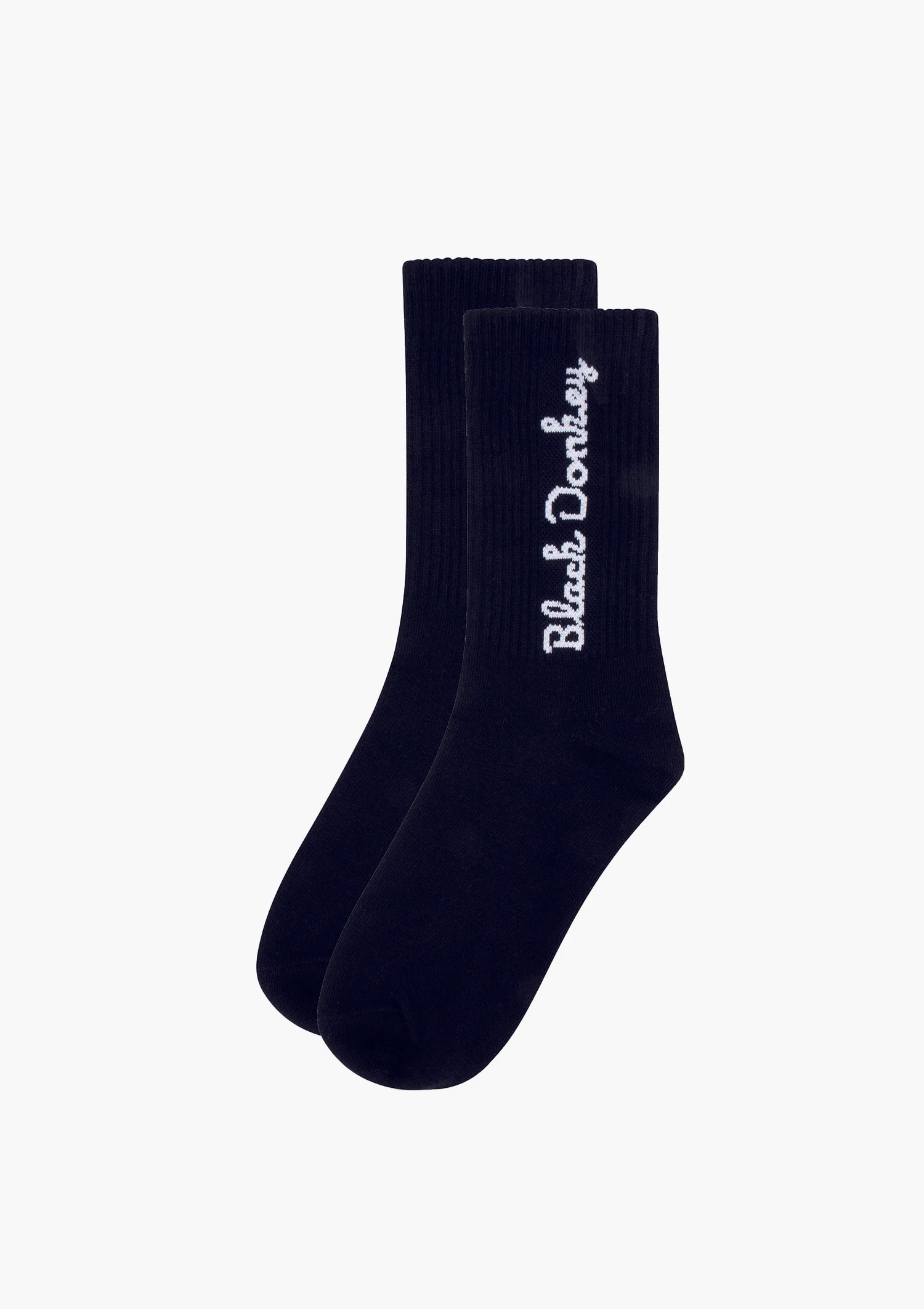 Black Donkey Socks 1-pack i black/white