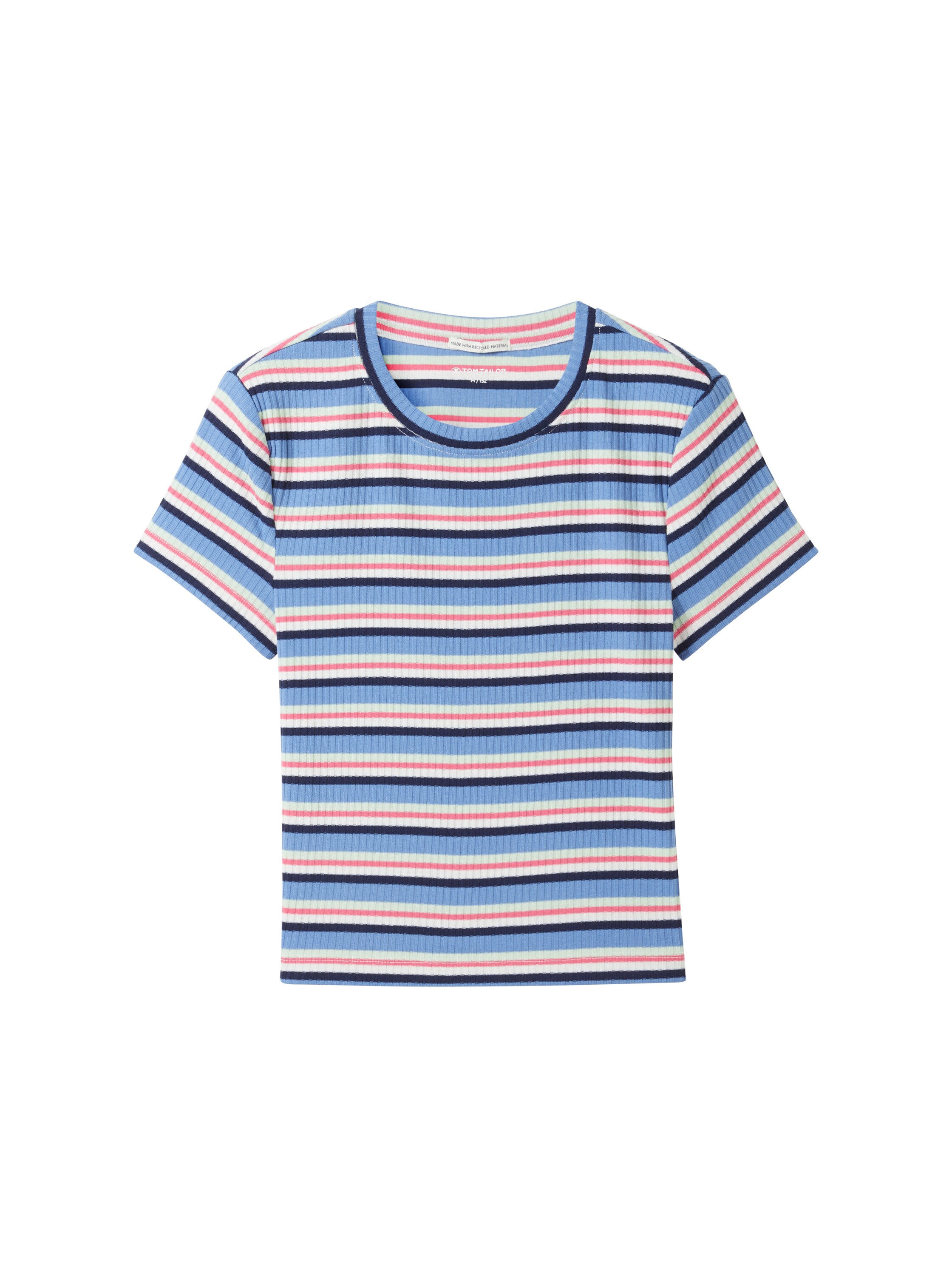 Afbeelding van Tom Tailor Cropped striped t-shirt
