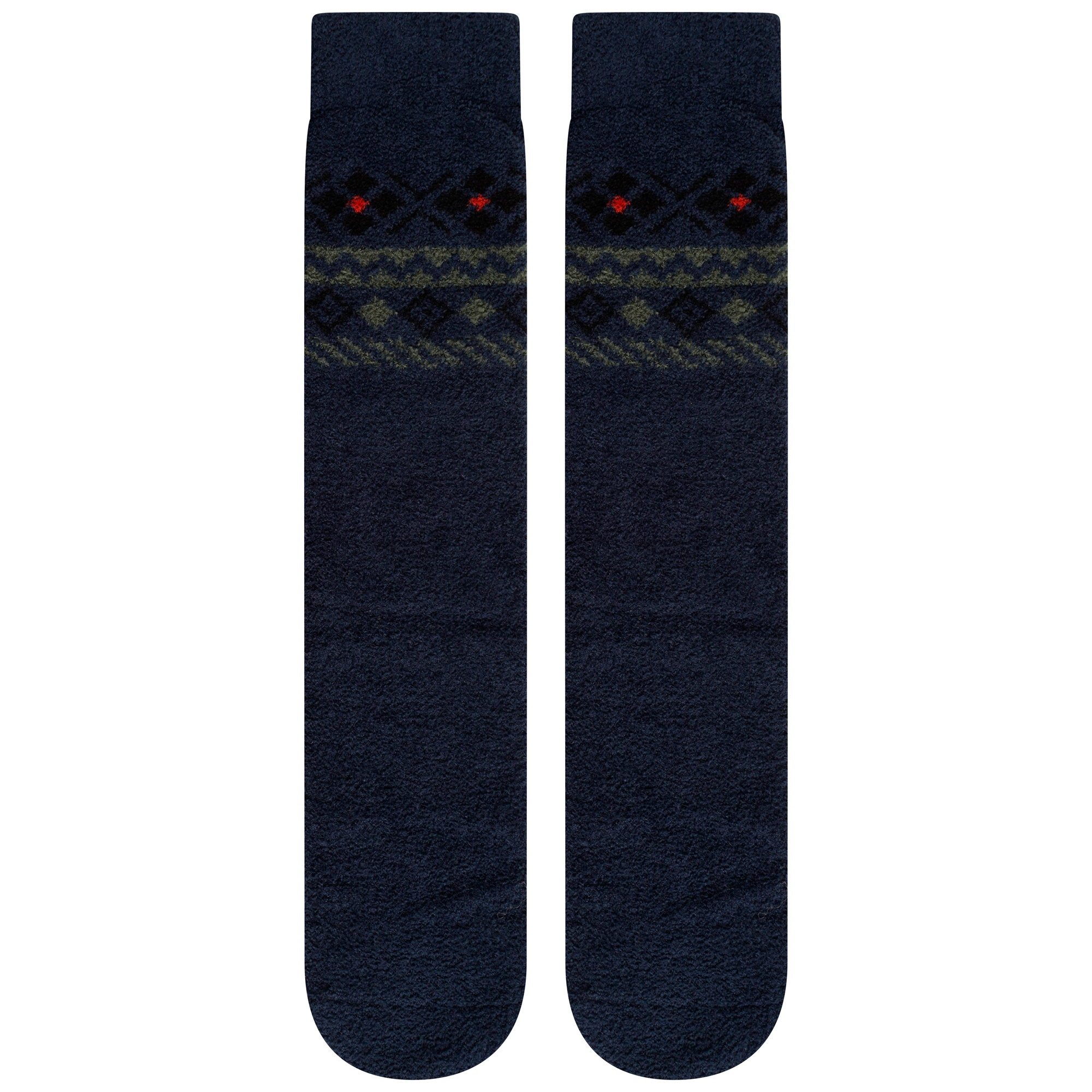 Dare2b Feestelijke fair isle pluizige kerstsokken voor volwassenen