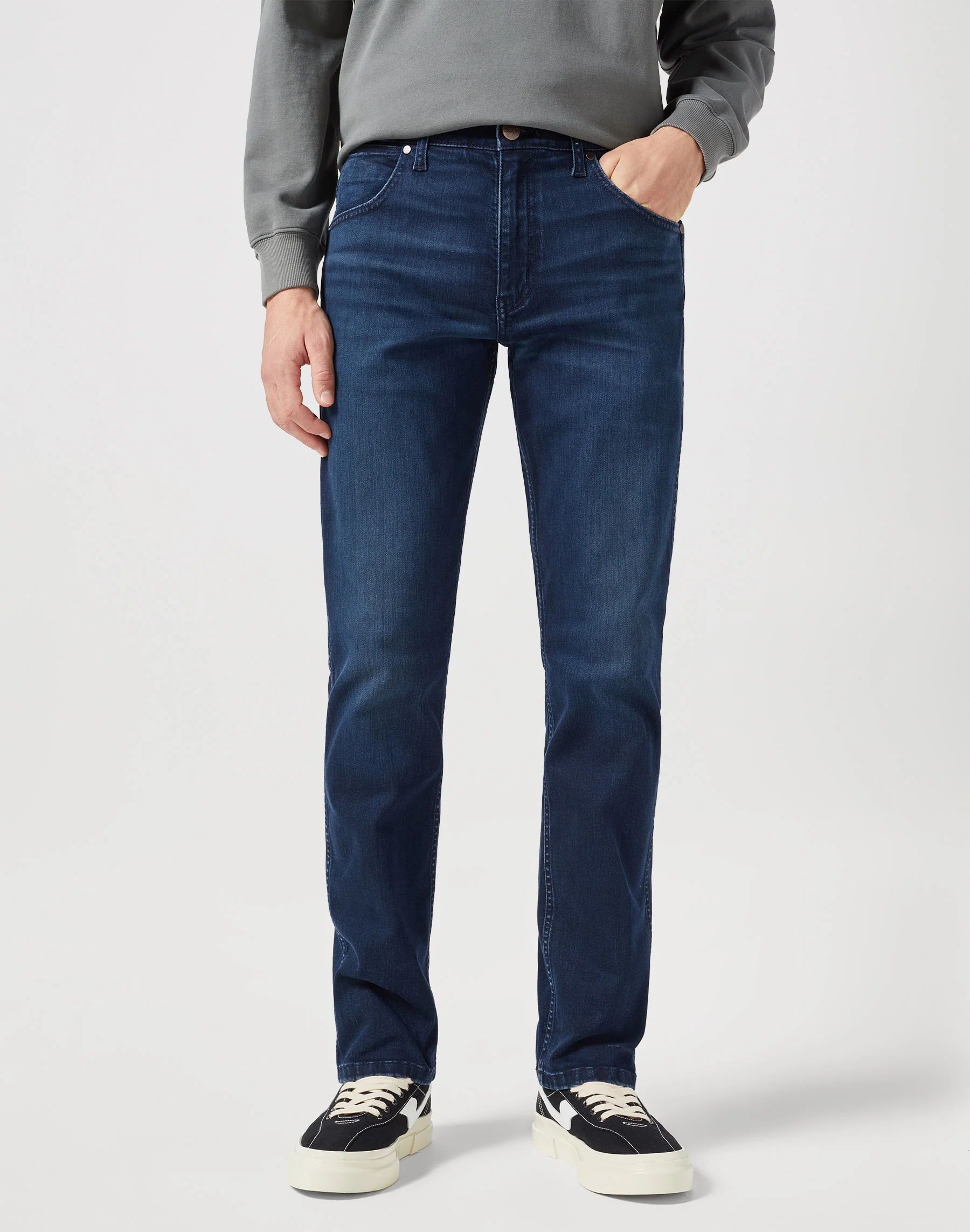 Wrangler Greensboro heren regular-fit jeans wild horse