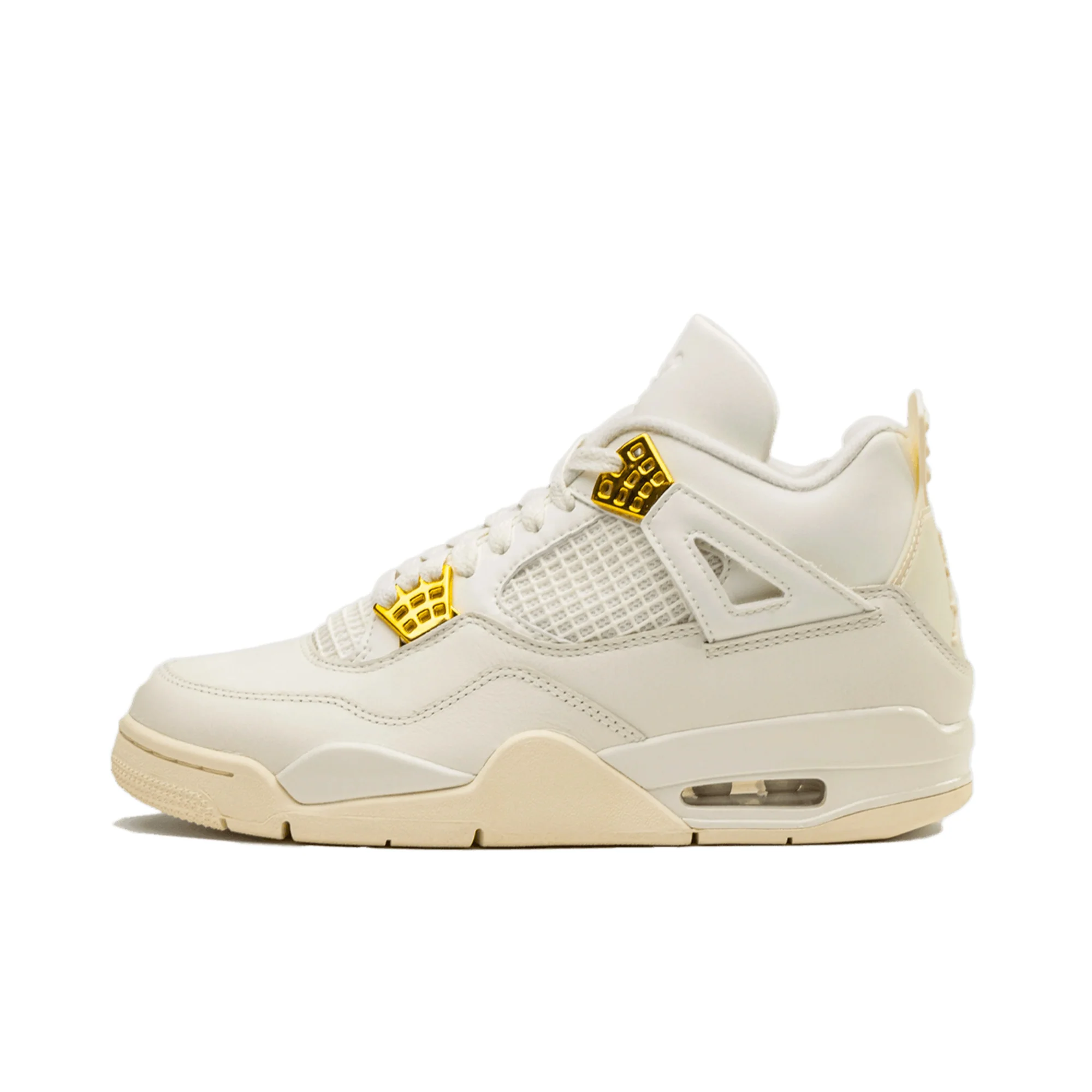 Nike Air jordan 4 sail metallic gold (w)