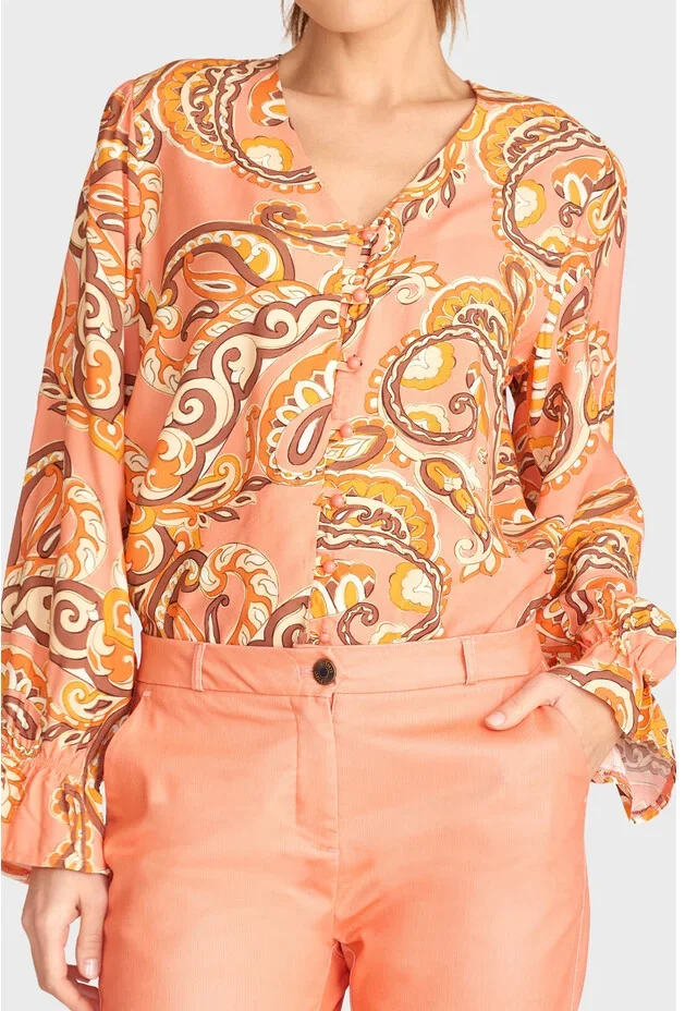 Maicazz Blouse izen blouse boho apricot