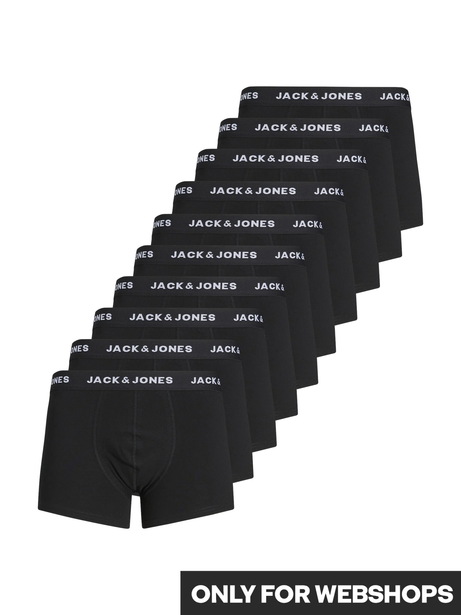 Afbeelding van Jack & Jones Effen boxershorts heren multipack jacsolid 10-pack