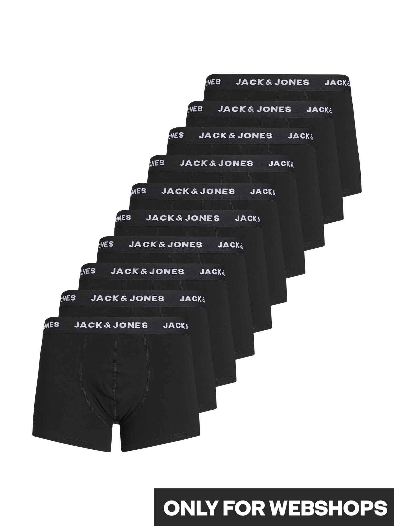 Jack & Jones Effen boxershorts heren multipack jacsolid 10-pack