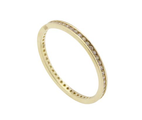 Afbeelding van Christian 14 karaat geel gouden zirkonia ring