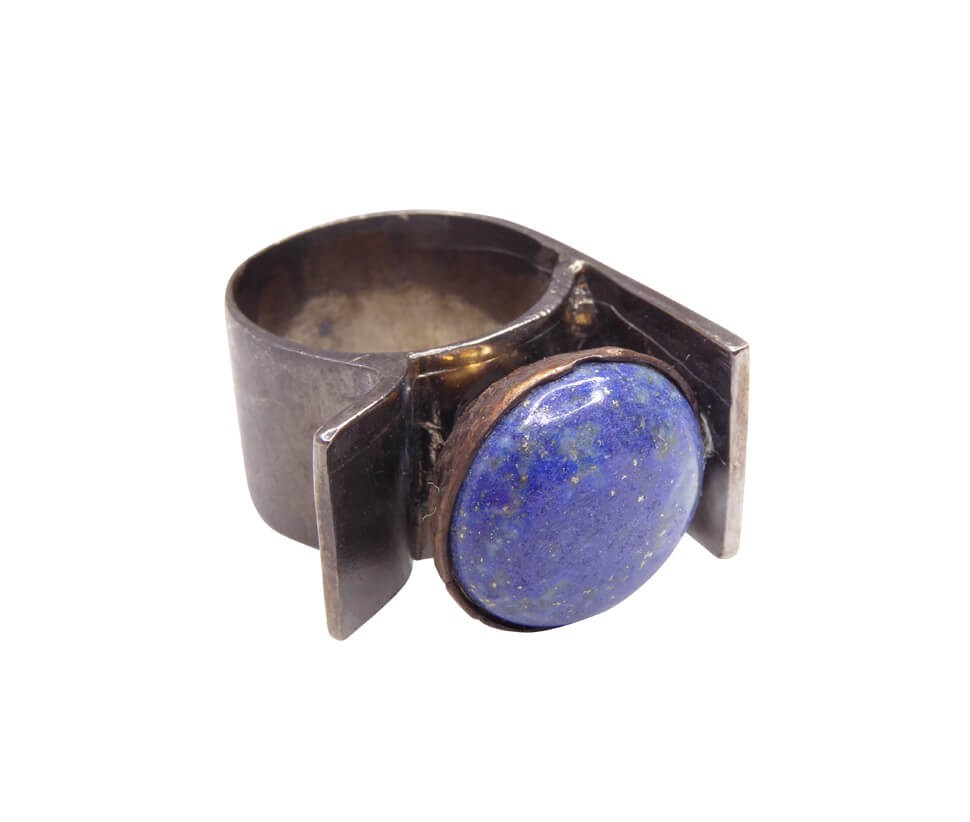 Afbeelding van Christian Zilveren ring met lapis lazuli