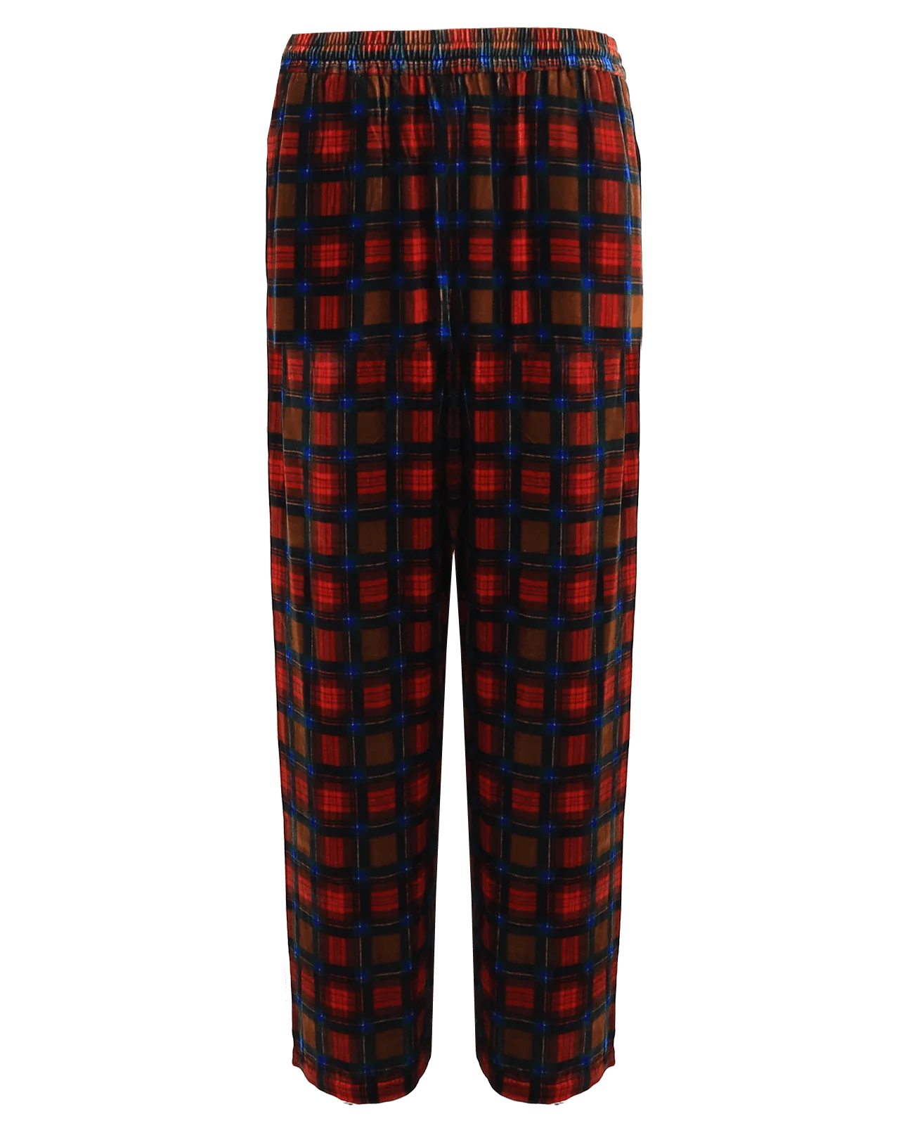 Afbeelding van Acne Studios Heren tartan velvet trousers