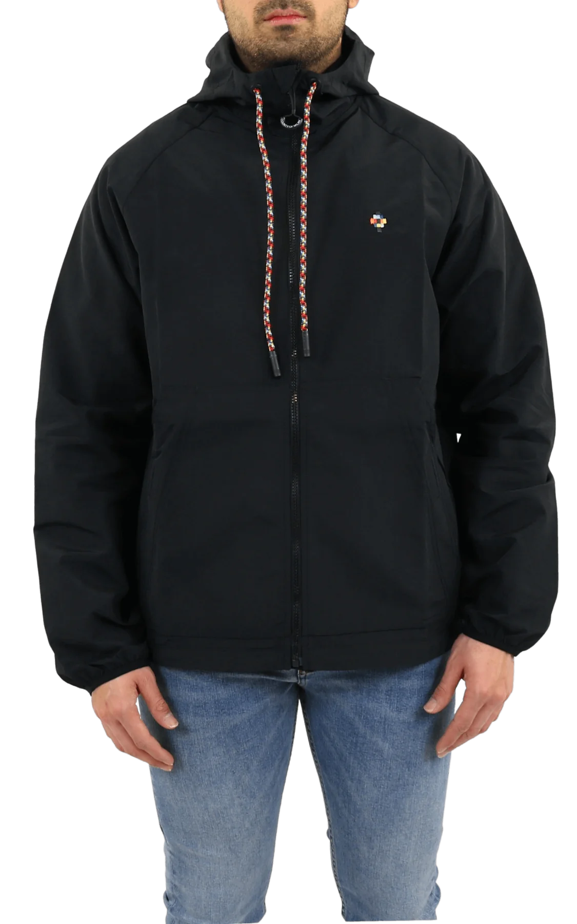 Marcelo Burlon Heren colourful cross nylon windbre