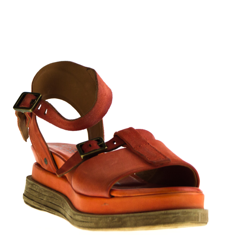 Afbeelding van A.S. 98 Dames sandalen oranje