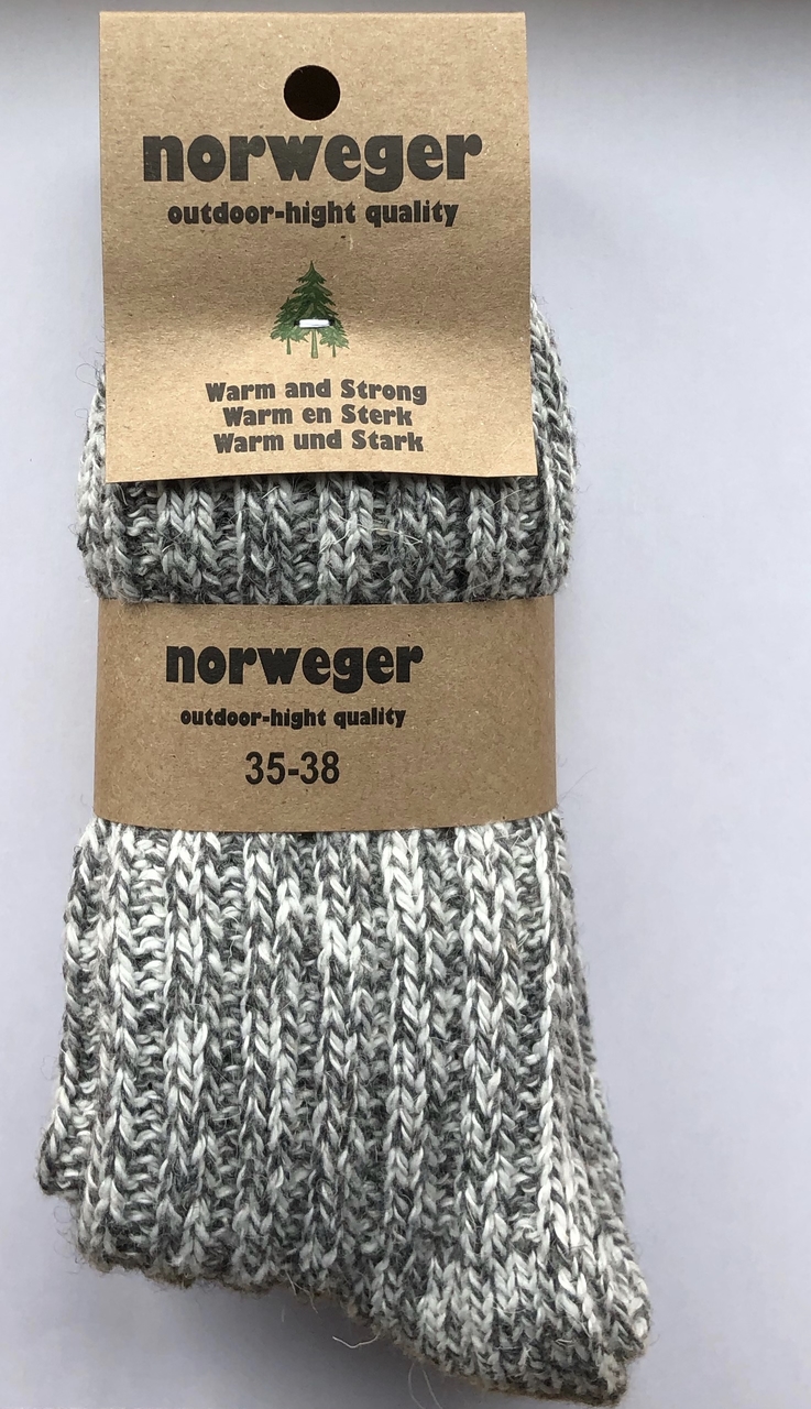 Afbeelding van Norweger wollen sokken - 6 pack