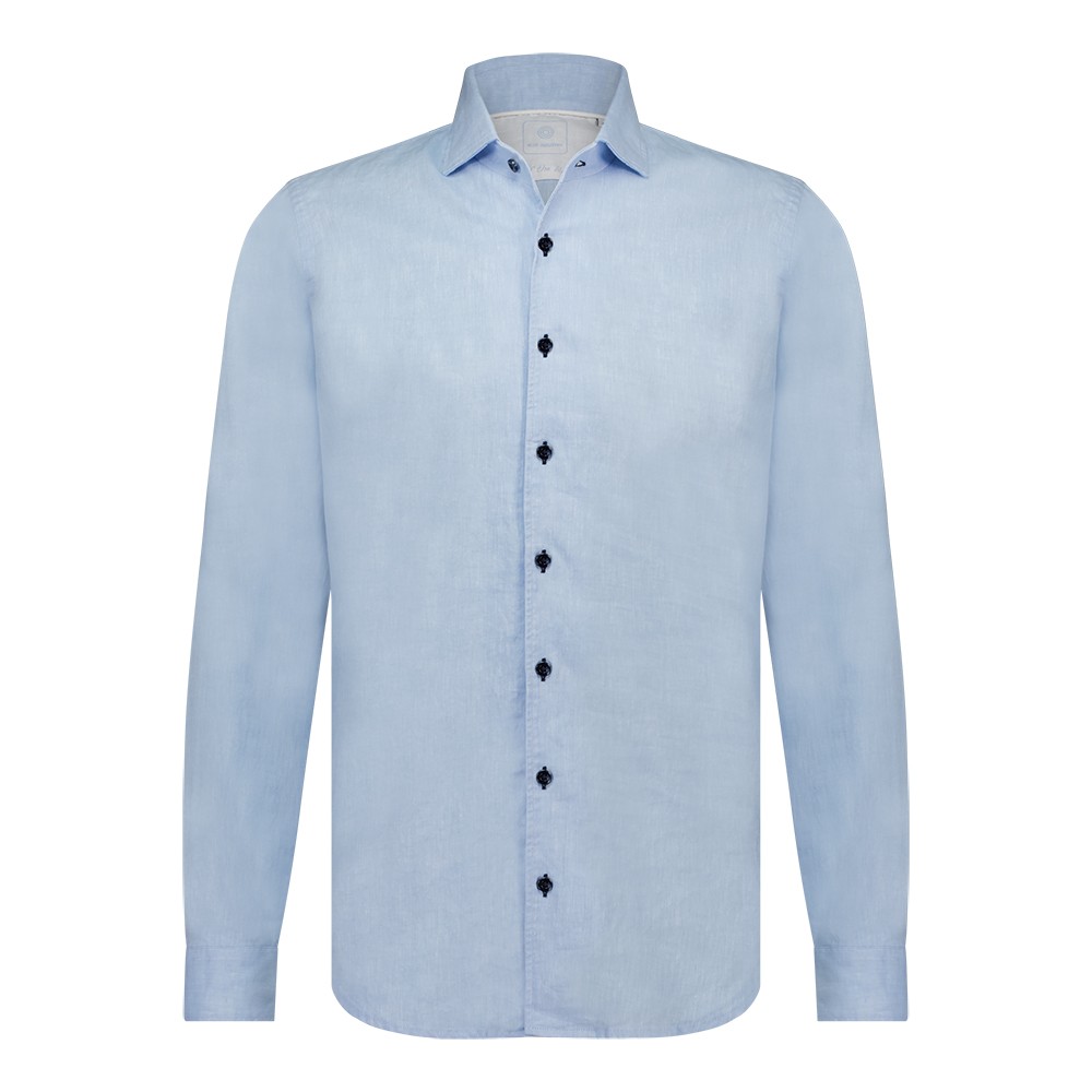 Afbeelding van Blue Industry Cotton linnen overhemd