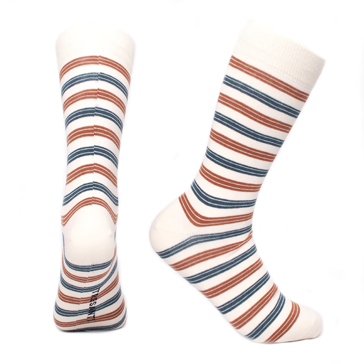Afbeelding van Tresanti Cassino | sock with irregular stripes | petrol