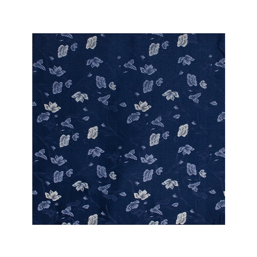 Afbeelding van Tresanti Sunnie | woven silk hankie floral | navy