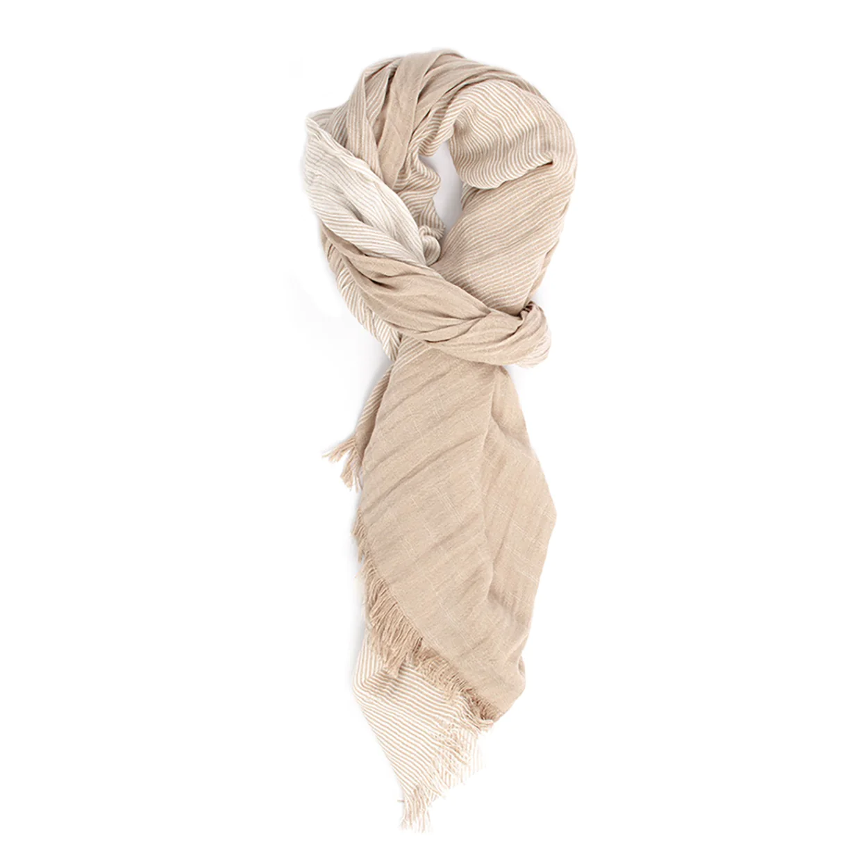 Afbeelding van Tresanti Carola | scarf with gradient | taupe