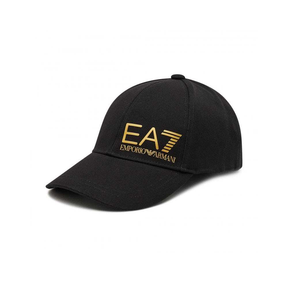 Afbeelding van EA7 Cap w23 gold zwart