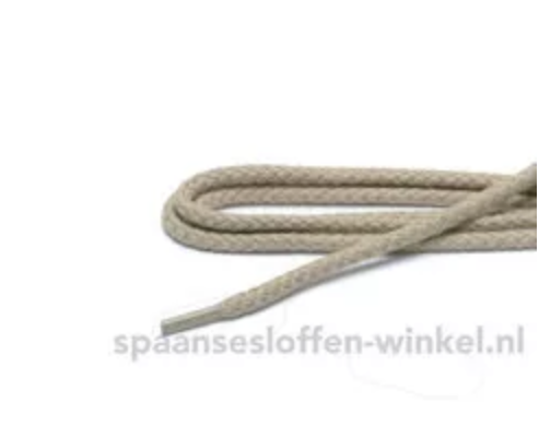 ARIESZZZ Schoenveters grof rond dikte 4 mm