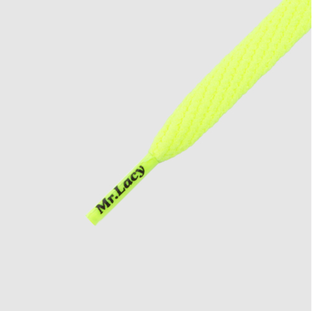 Afbeelding van Mr. Lacy Smallies neon lime yellow plat 90 cm