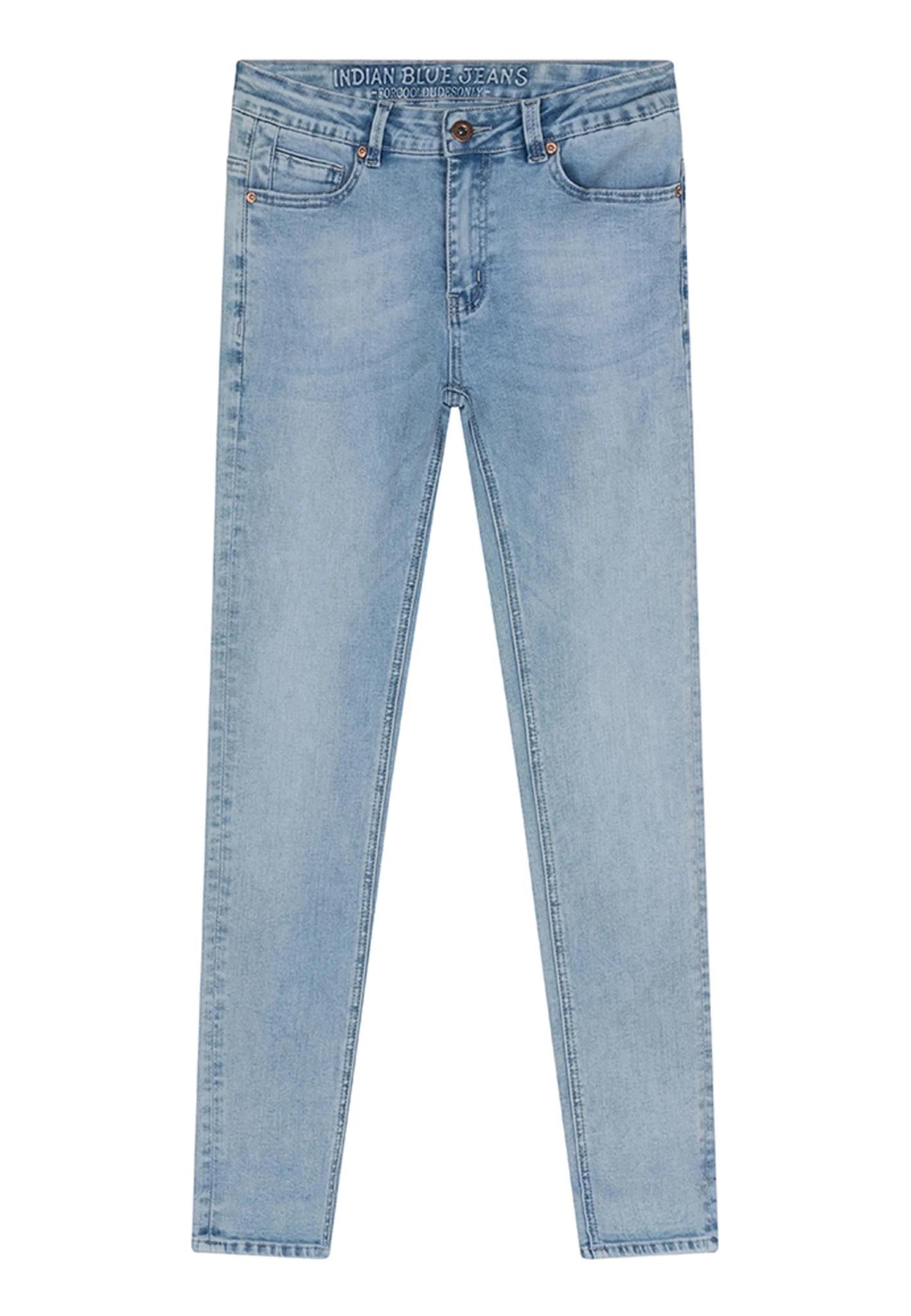 Afbeelding van Indian Blue Jongens jeans jay tapered fit light blue denim