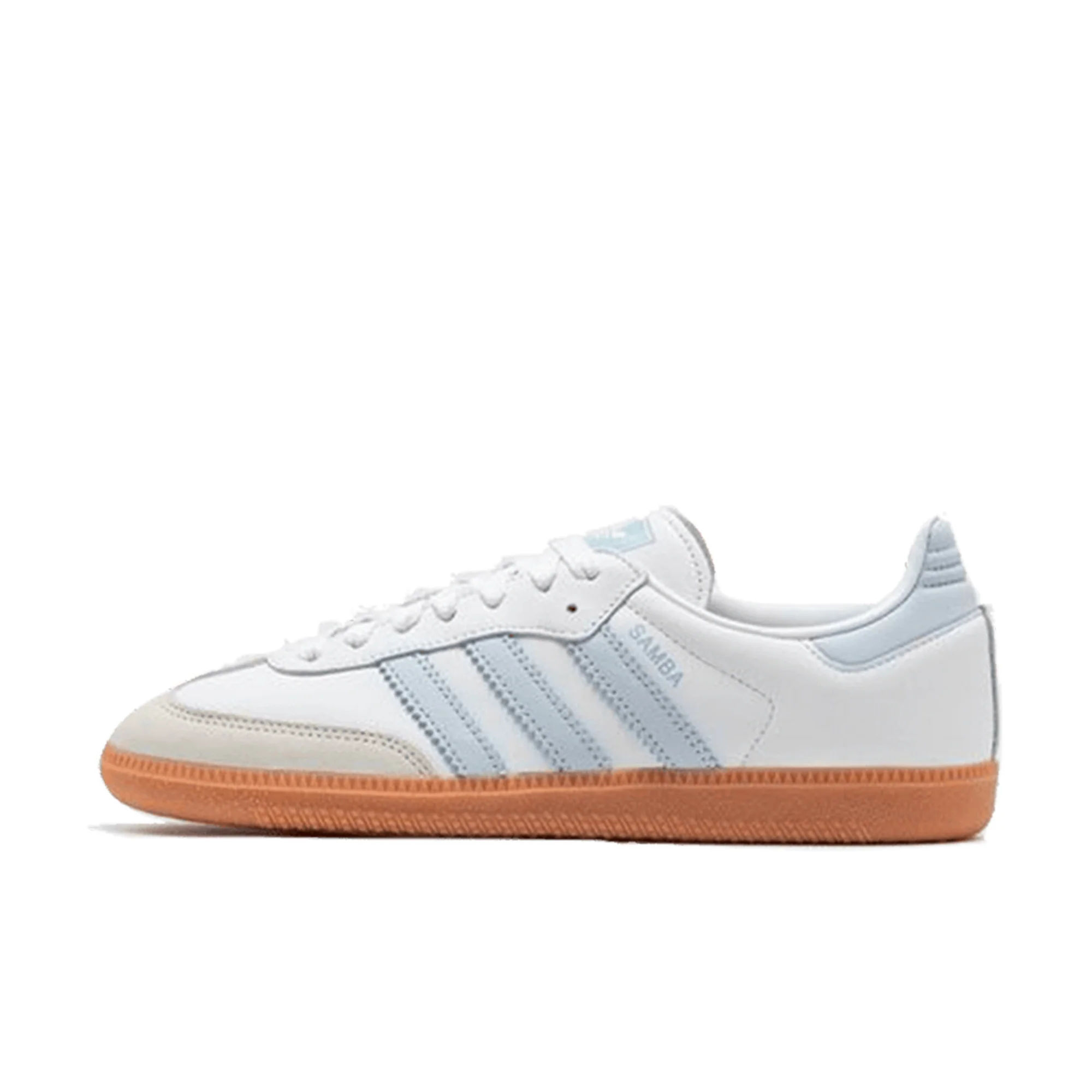 Adidas Samba og white halo blue gum