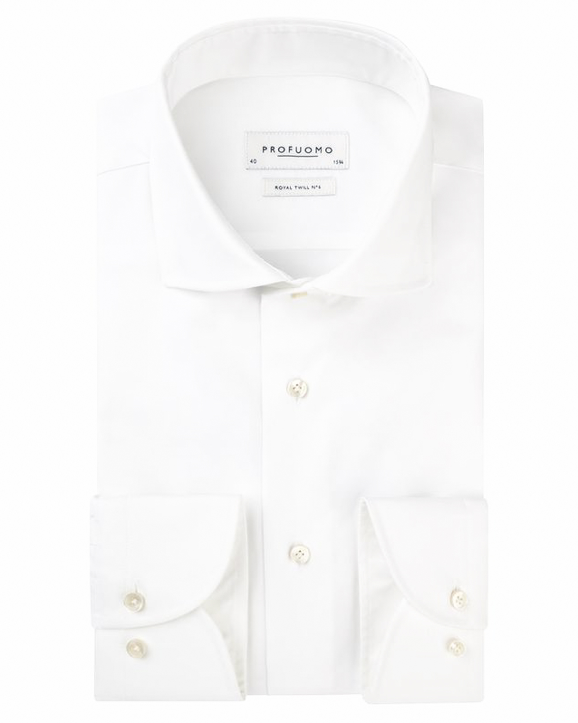 Profuomo Sky blue slim fit overhemd met lange mouwen