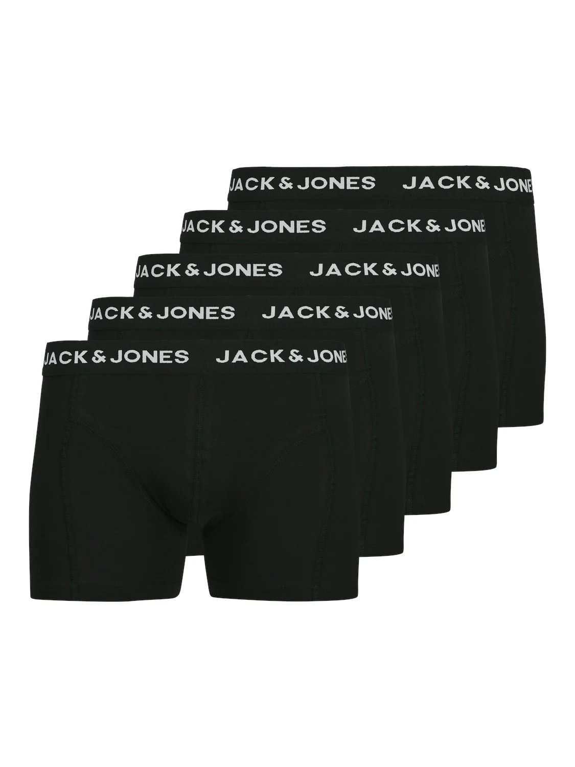 Jack & Jones Heren boxershorts effen trunks jacanthony 5-pack