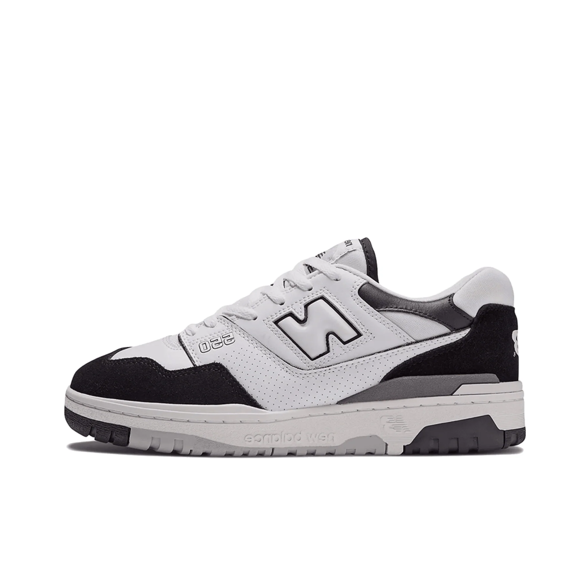 New Balance 550 white black rain cloud