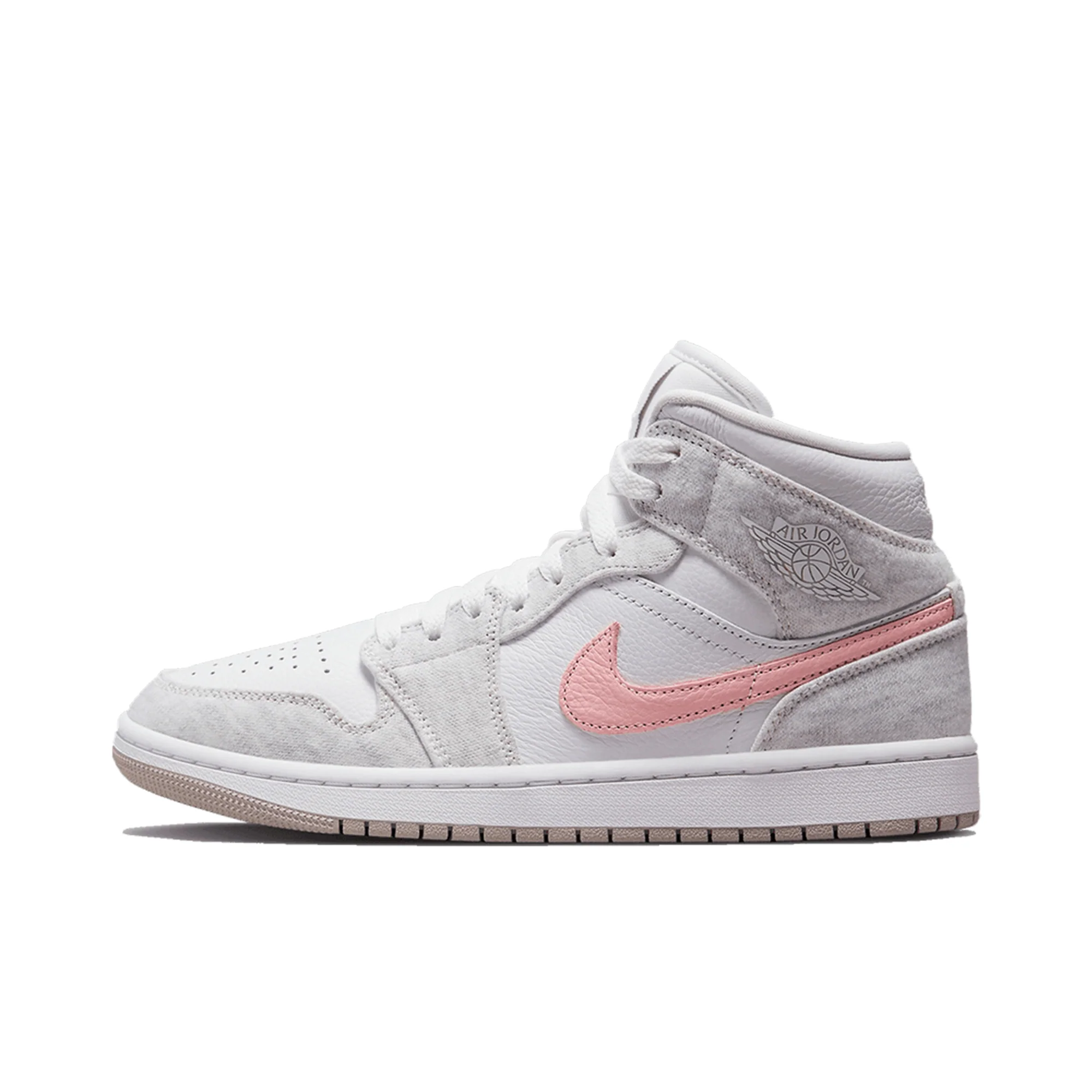 Nike Air jordan 1 mid se light iron ore (w)