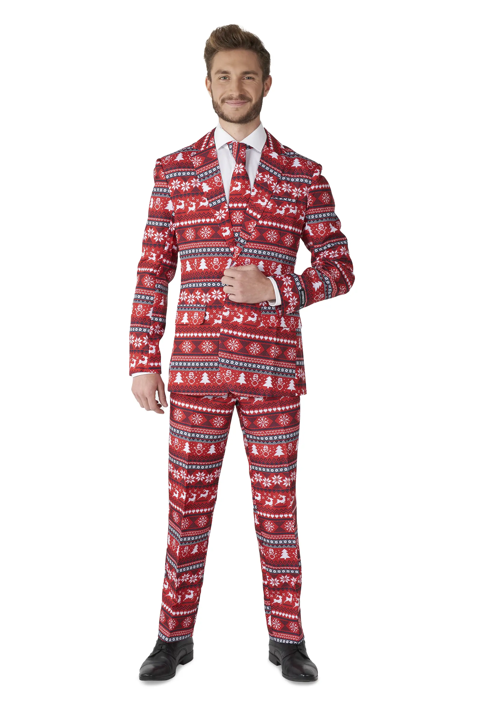 Suitmeister Nordic pixel red