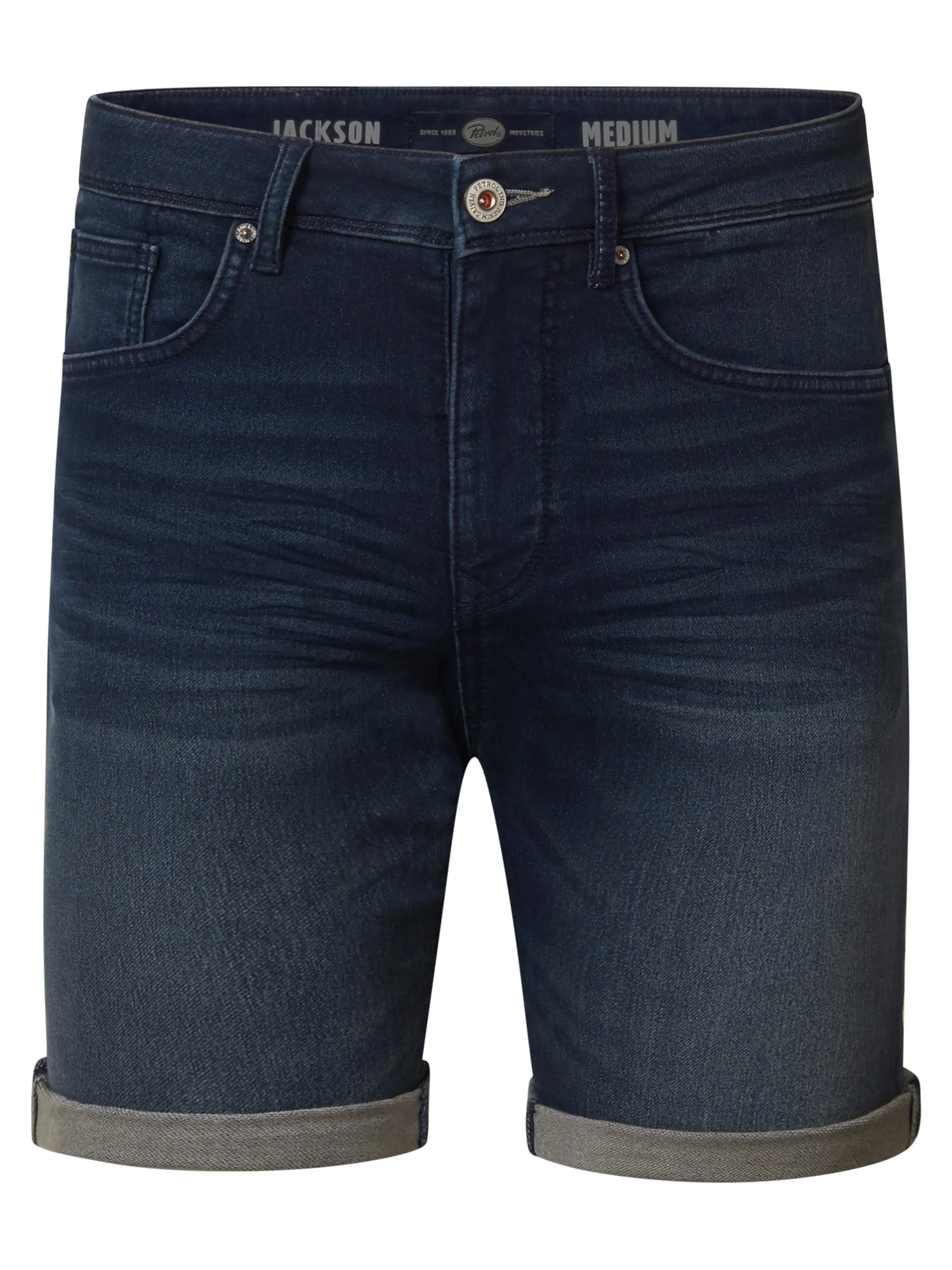 Petrol Industries Korte spijkerbroek m-1040-sho001 5812 blue black