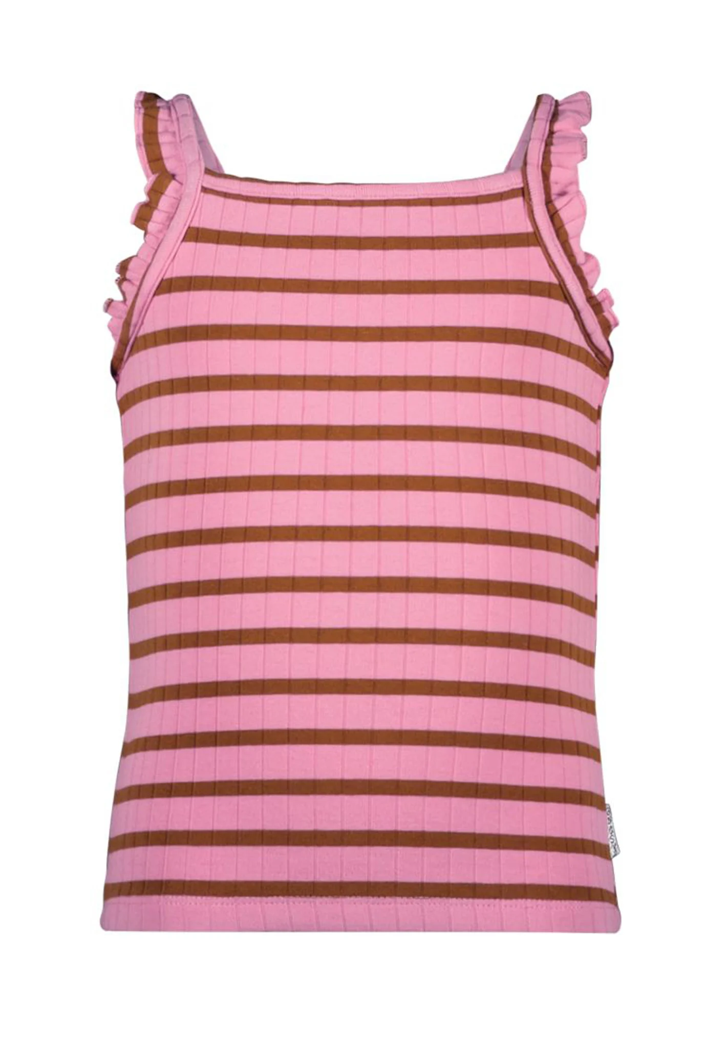 Afbeelding van B.Nosy Meisjes top gwen sugar peanut stripe